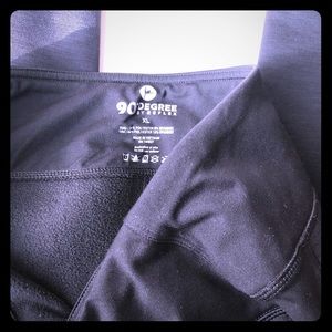 NWOT Black, Fleece Lined Leggings